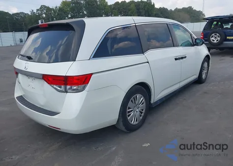 2017 Honda Odyssey Lx из США, поврежденный, VIN 5FNRL5H29HB017328